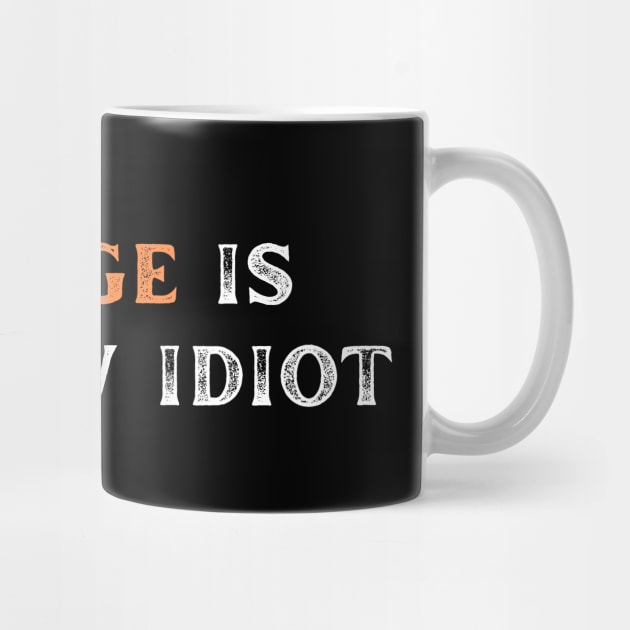 Orange-Is-The-New-Idiot by Creatifly Graphic Tees